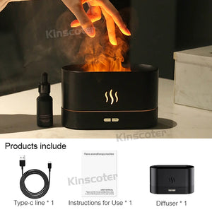 Ultrasonic Flame Lamp Air Humidifier