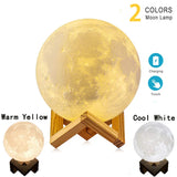 3D Print Rechargeable Moon Lamp