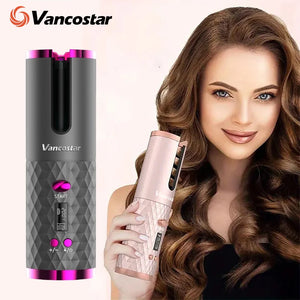Portable Wireless Electric Hair Curler