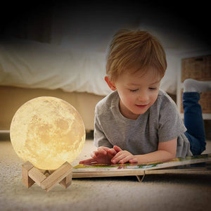 3D Print Rechargeable Moon Lamp