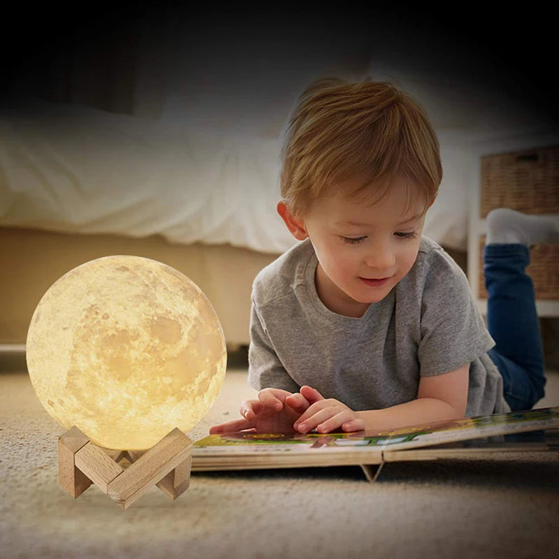 3D Print Rechargeable Moon Lamp